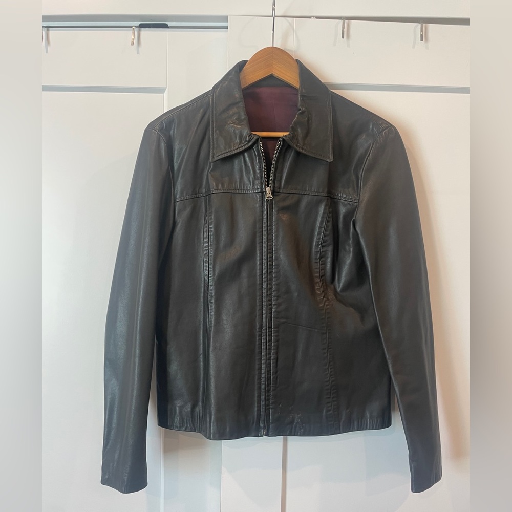 Faux Leather Jacket